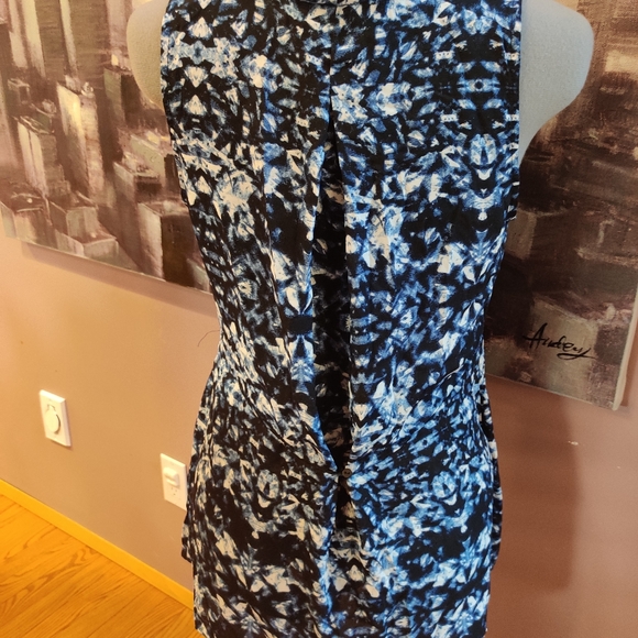 Maternity and Nursing Blue Blouse - Picture 5 of 7